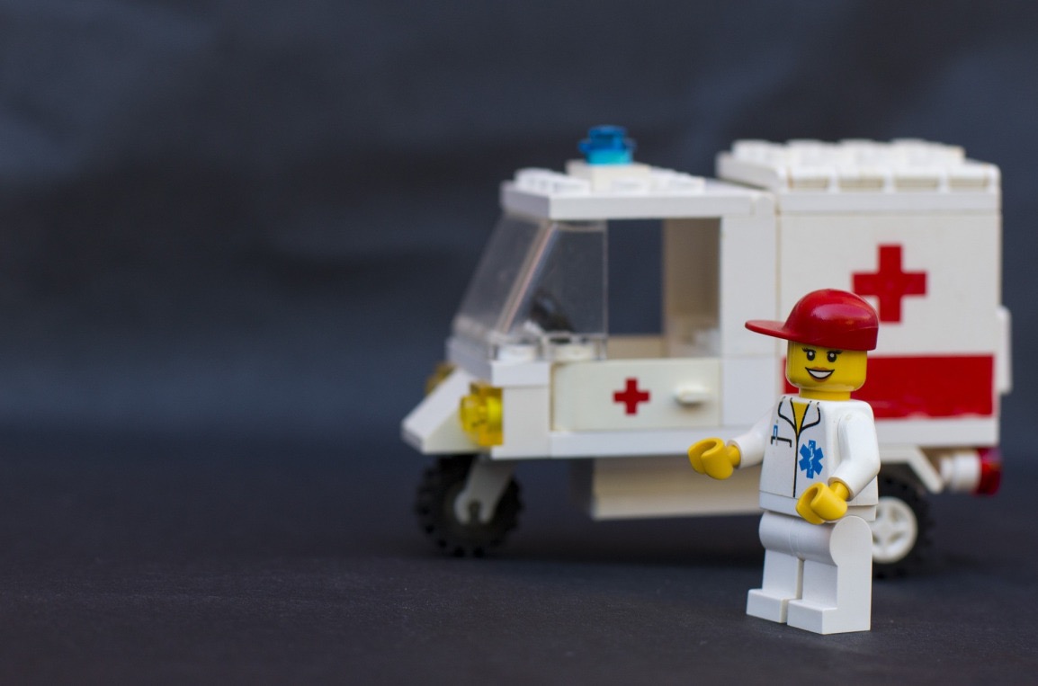 ambulance en lego