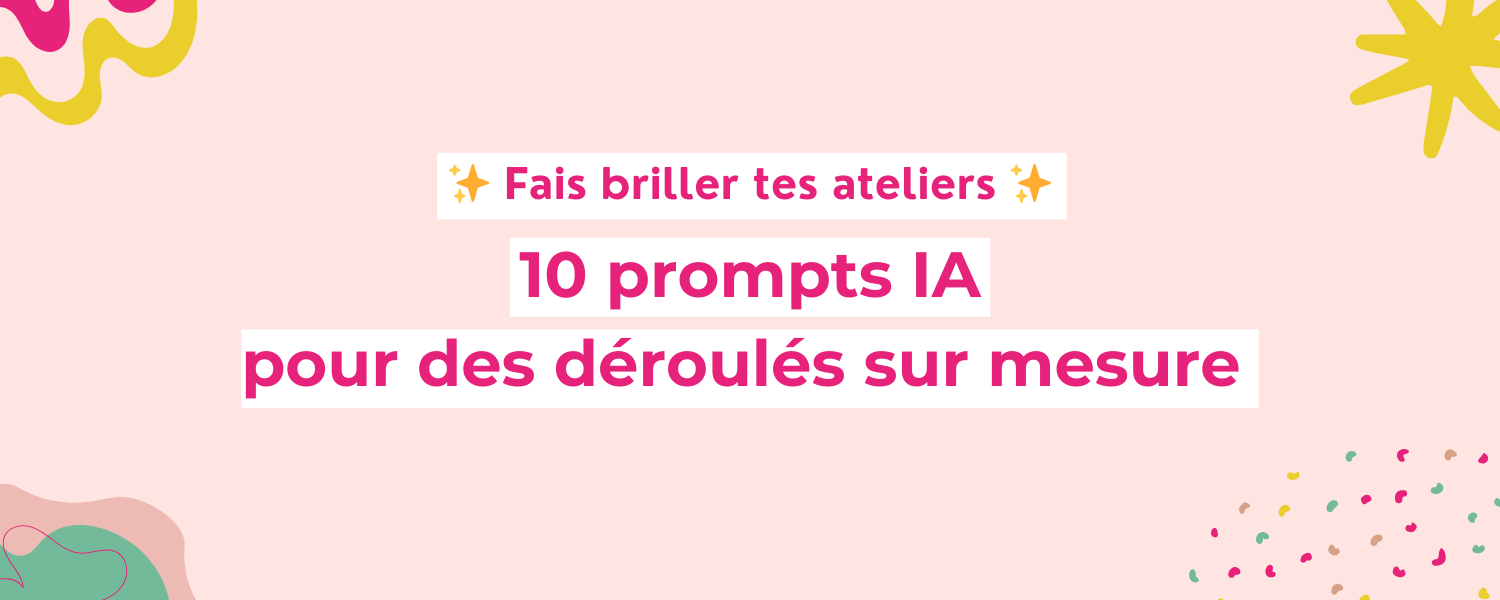 couverture du guide de 10 prompts IA pour la facilitation d'ateliers